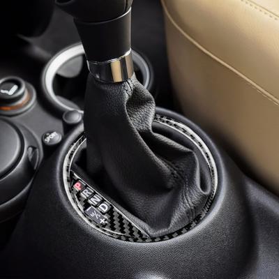 AIRSPEED Mini R55 R56 R57 Interior Console Shift Panel Cover Trim Real Carbon Fiber Accessories Easy Install Interior Trim (Black)