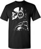 Skull Headphones DJ T-shirt