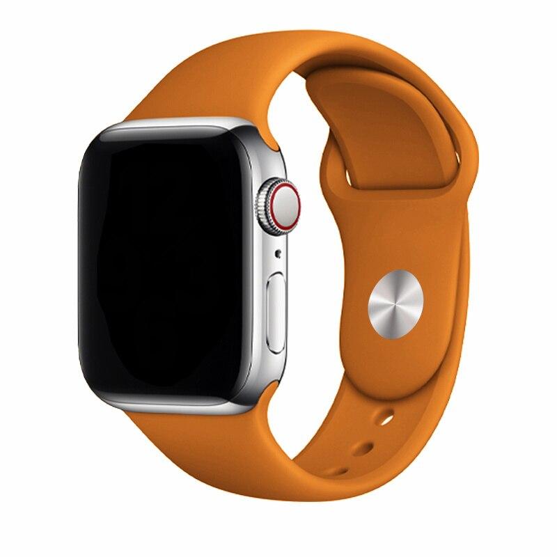 Silikonový řemínek pro řemínek Apple Watch 44 mm 49 mm 45 mm 41 mm 40 mm 42 mm 38 mm náramek iwatch série 9 7 se 3 4 5 6 8 Pásek Ultra2