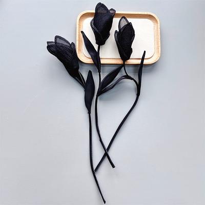 Solid Color Clothing Accessories Simplicity Flower Shape Dress Decoration Diy Simulation Flower Accessories