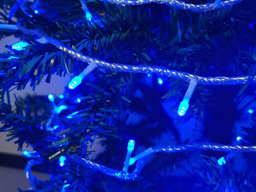 500 LED Illumination Christmas LED 8 Multiple Connections Christmas Tree LED Blue Light Lights, 30m, Decoration, Lighting, Patterns, Available,