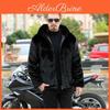 Imitation And Mink Thickened Casual Warm Mens Fur Coat Fur Coat Mink Fur Coat Mens Winter Wear