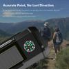 Solar Powered AM FM Weather Radio SOS Alarm Type-C Charging Emergency Weather Radio with LED Flashlight Reading Lamp for Camping