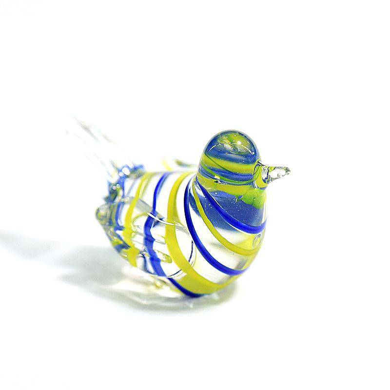 Handmade Murano Glass Bird Figurine Cute Mini Animal Statue Home Desktop Ornament Indoor Living Room Art Decor Craft Collectible