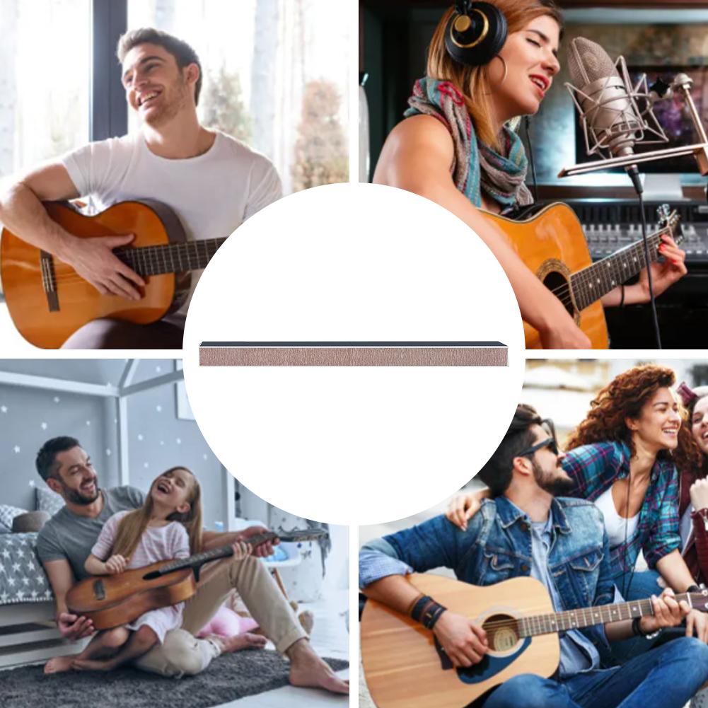 Guitar Fret Leveling Beam with Sandpapers Sanding Block Level File Bass Guitar Leveler for Guitar Repair Polishing & Maintenan