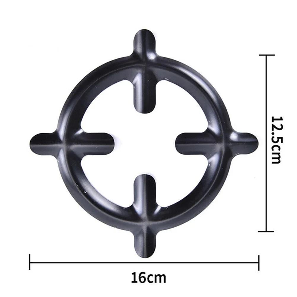 1pc/2pc Cast Iron Gas Stove Ring Pot Reducer Grates Cooker Plate Coffee Moka Pot Stand Durable Heat Resistant Cooktop Shelf