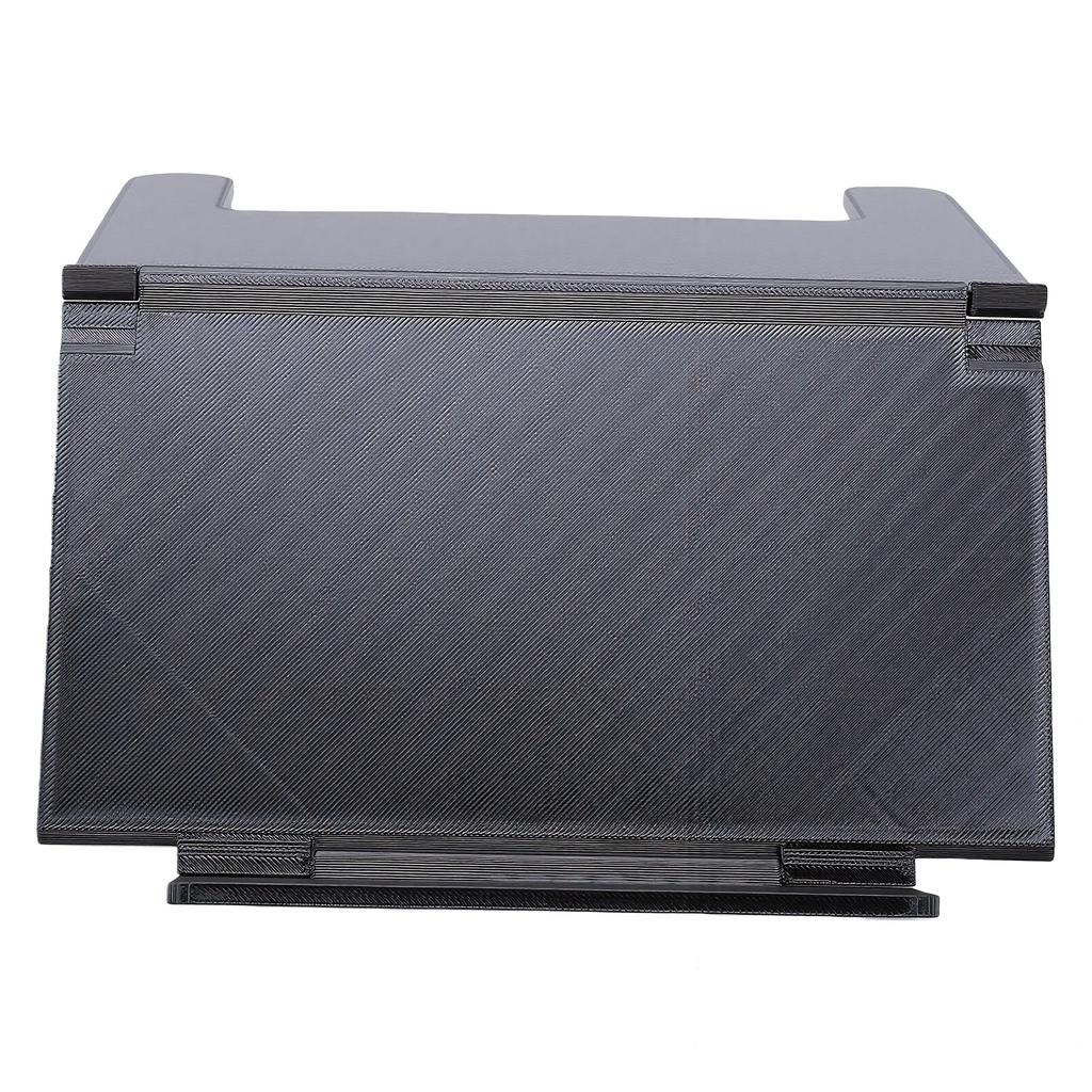 Mahjong Card Holder for Table Foldable 3D Printed Space Saving American Mahjong Under Mat Slide in Stand Black