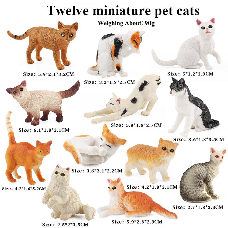 Oenux Gårdsmodell Actionfigurer Bonde Motorsykkel Ku Høne Gris Dyr Sett Figur Minityr PVC Søt Pedagogisk Leketøy for Barn