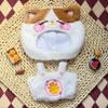 Animal Headcover Cotton Doll Clothes Set Strap Pants Plush Dolls Clothes  20cm Cotton Doll