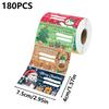 Christmas Sticker Roll Funny Party Favor Stickers For Holiday Greetings For Bread Bags Box Greetings Cards Handicrafts Wall