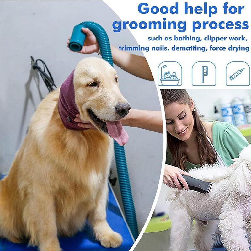 Glücklicher Hoodie für Hunde und Katzen - Das Original-Pflege- und Fönwunderwerkzeug zur Linderung von Angstzuständen und zur Beruhigung von Hunden