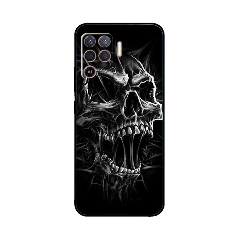 Cover per OPPO Reno 5 Lite Custodia Morbida in Silicone Fiori Bumper per OPPO Reno 5 F oppoA94 4G Custodie Reno 5 Lite Custodie per Telefono