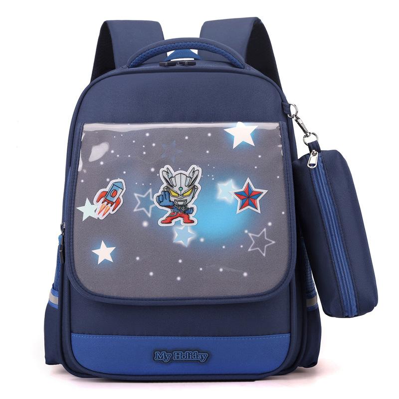 

School bag new primary school boys and girls cartoon backpack lightweight versatile large capacity