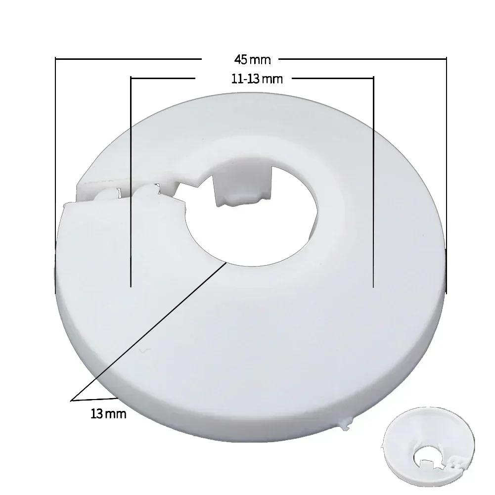 Rozety Kryty Potrubí Radiátoru Koupelnové Odpadní Trubky Snadná Instalace Lehký Plastový Materiál Koupelnové