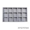 Velvet Jewelry Box with Large Capacity and Drawer for Necklace and Earrings Display