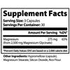 Corvital+ Capsule di Glicinato di Magnesio 275mg Magnesio Elementare Alto Assorbimento Supplemento Chelato per Sonno e Rilassamento Muscolare 90 Capsule
