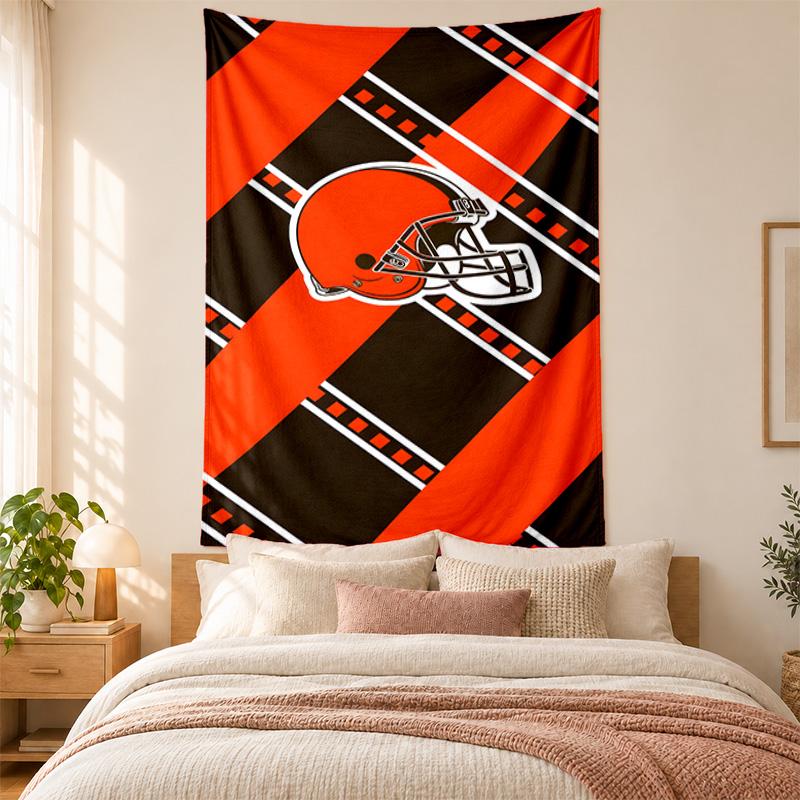 Cleveland Browns Tapestry highquality for decorating living room bedroom dorm walls ideal as bedroom wallart orholiday gift
