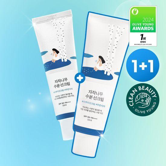 ROUND LAB Birch Moisture Sunscreen 50ml 1+1 Promotion