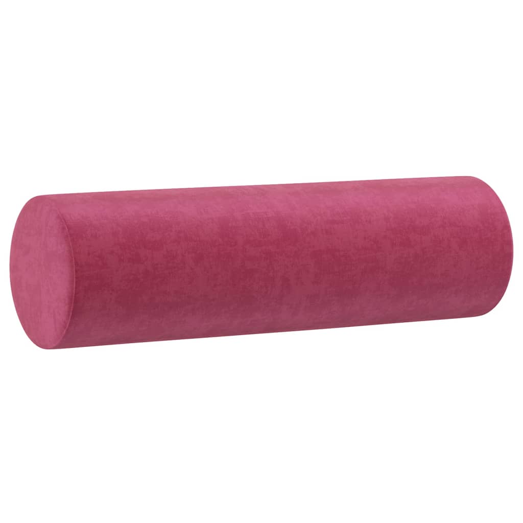 Vidaxl 2-Osobowa Sofa Z Poduszkami, Winna Czerwień, 140 Cm, Aksamit