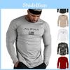 Men's Gym Bodybuilding Fitness Muscle Workout Crew Neck T-shirt With Soft Breathable Material