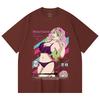 230 Gsm 100% Cotton Demon Slayer V52 Mitsuri Waifu Print Unisex Heavy Cotton T Shirt