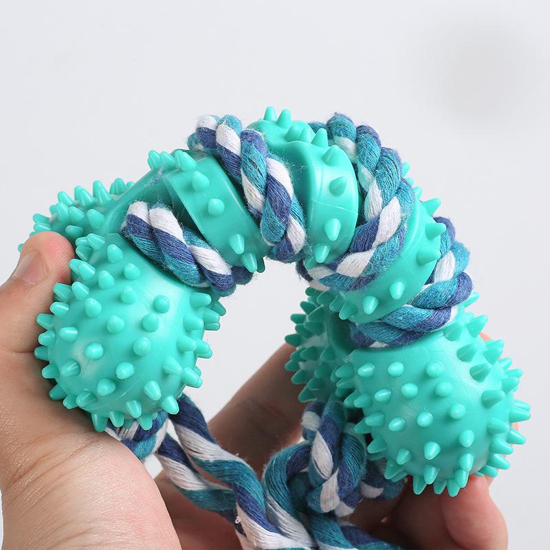 Interactive Dog Toys and Pet Supplies for Dogs Chewing on Toy Ropes To Grind and Clean Their Teeth
