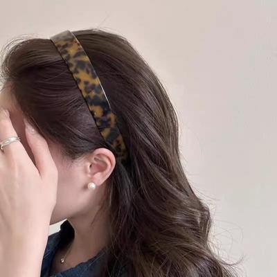 Cerchietto per Capelli Design Allargato Foglio di Acetato Antiscivolo Denti Cerchietto Resistenza alla Pressione Elevata Cerchietto Accessorio per Capelli