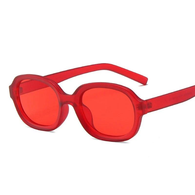 New Trend European and American Sunglasses Male Retro Sunglasses Concave Oval Glasses Sunglasses Women Sun Glasses