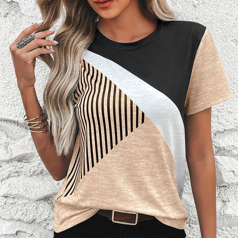 Moda Femei Animal Cal Fluture Câine Labe Imprime Tricou Funny Casual O-Gât cu mâneci scurte Tricou Vară Femeie Tricou
