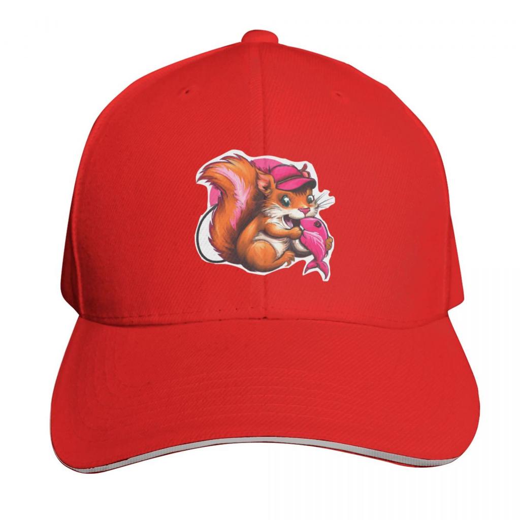 Pink Squirrel Trout Fly Baseball Cap Christmas Hat sun caps Golf Cap Trucker Cap Womens Beach Unisexs