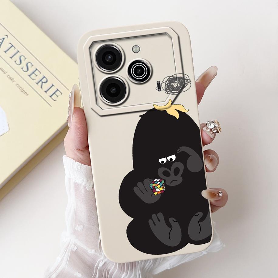 Für Tecno Pova 6 Pro 5G 2024 Hülle LI9 Kameraobjektiv Schutzabdeckung Niedlicher Panda Cartoon Weicher Stoßfänger Für Tecno Pova 6 Pova6 5G Capa