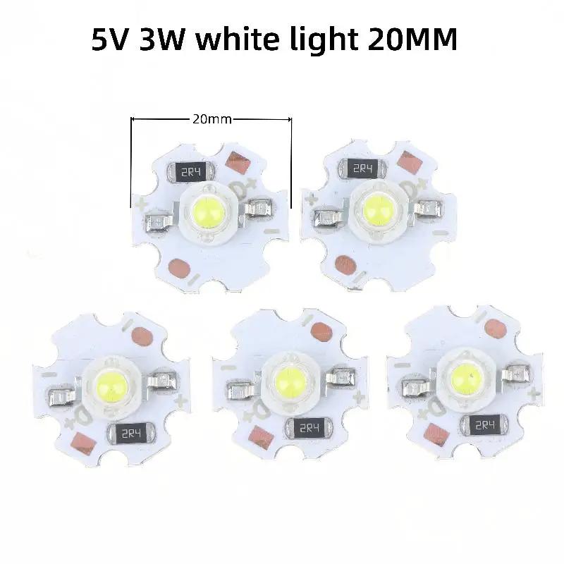 5/10Pcs 16mm 20mm LED Lamp Boards 1W 3W Single Color 5V 12V Warm Neutral White Spotlights Downlights Sunset Lights