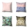 Ins Marble Polyester Pillowcase Car Decoration Home Printed Car Waist Cushion Pillowcase Pillowcase Car Decoration