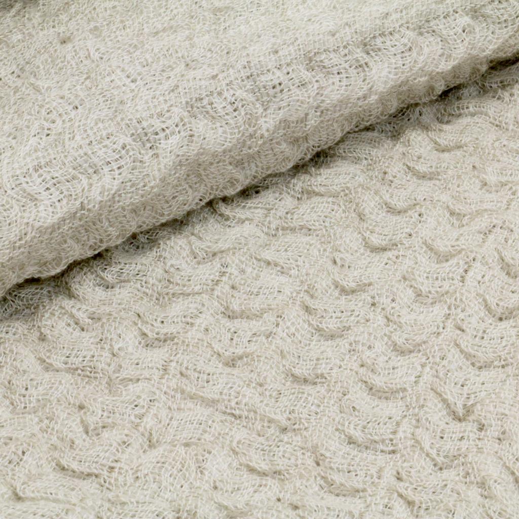 Nishikawa Gauze Single Linen French Smooth and Perfect for Made In RR09251017GR Blanket, Gray, Size, Blend, Linen, Lightweight, Fall, Japan,