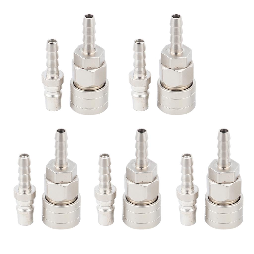 1 Set Air Quick Connector Pneumatic SelfLocking Pipe Fitting Accessories SH20+PH20