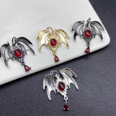 Gotische Victoriaanse Vleermuisvleugel Zirkonia Sieraden Accessoires