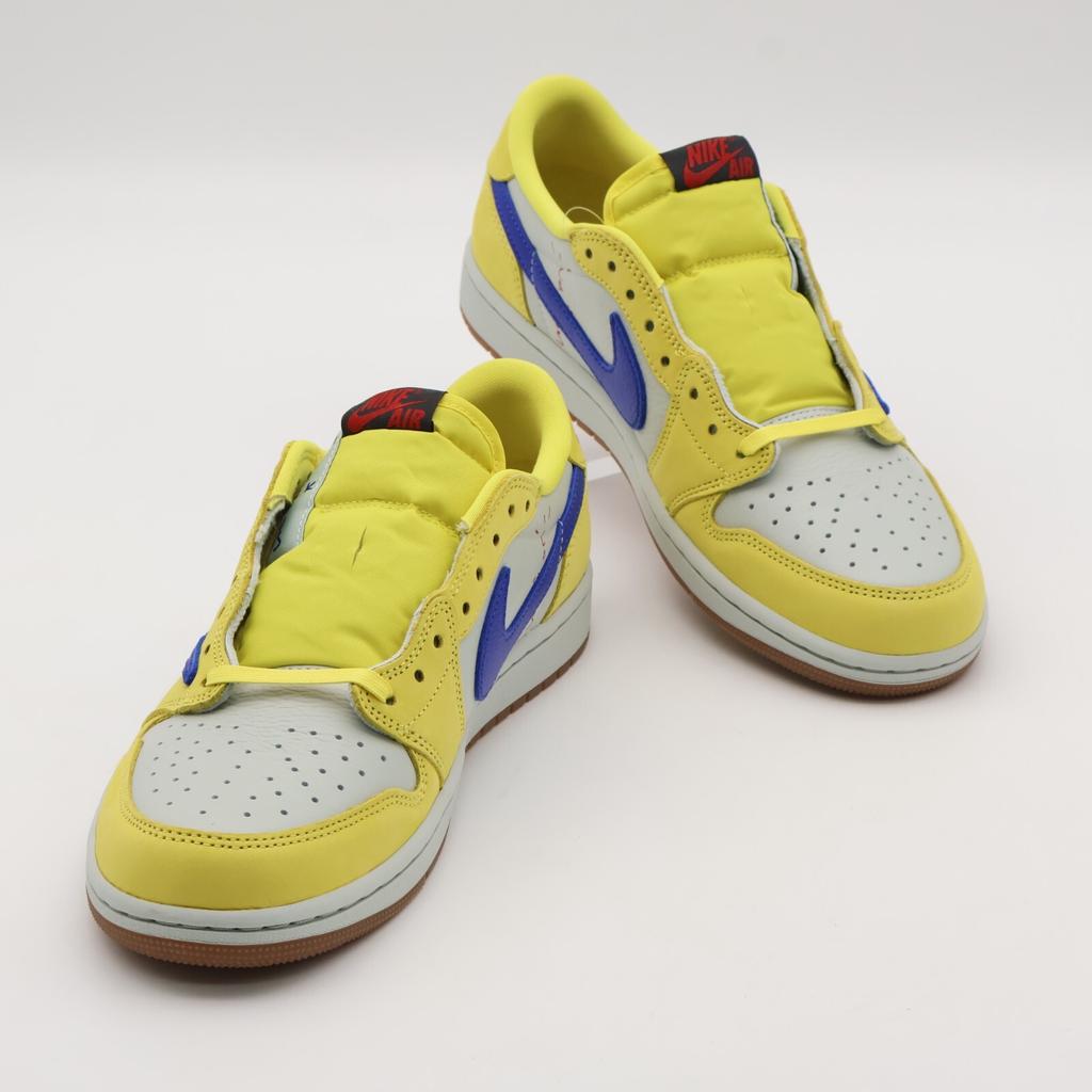 DZ4137-700 Travis Scott Nike Air Jordan 1 Retro Low OG Canary (Women's)
