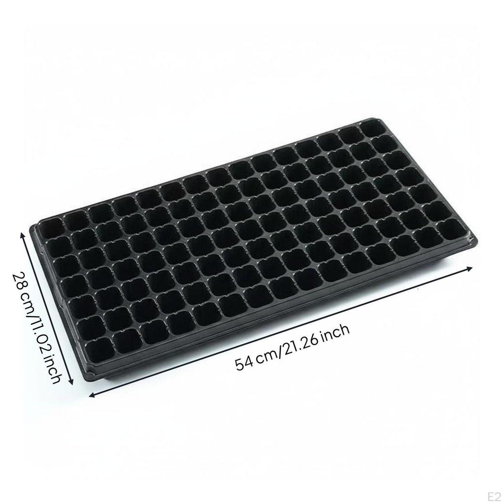 Nursery Tray Thickened Starter Drainage Holes Indoor Growing Trays for Farmers, Gardeners,