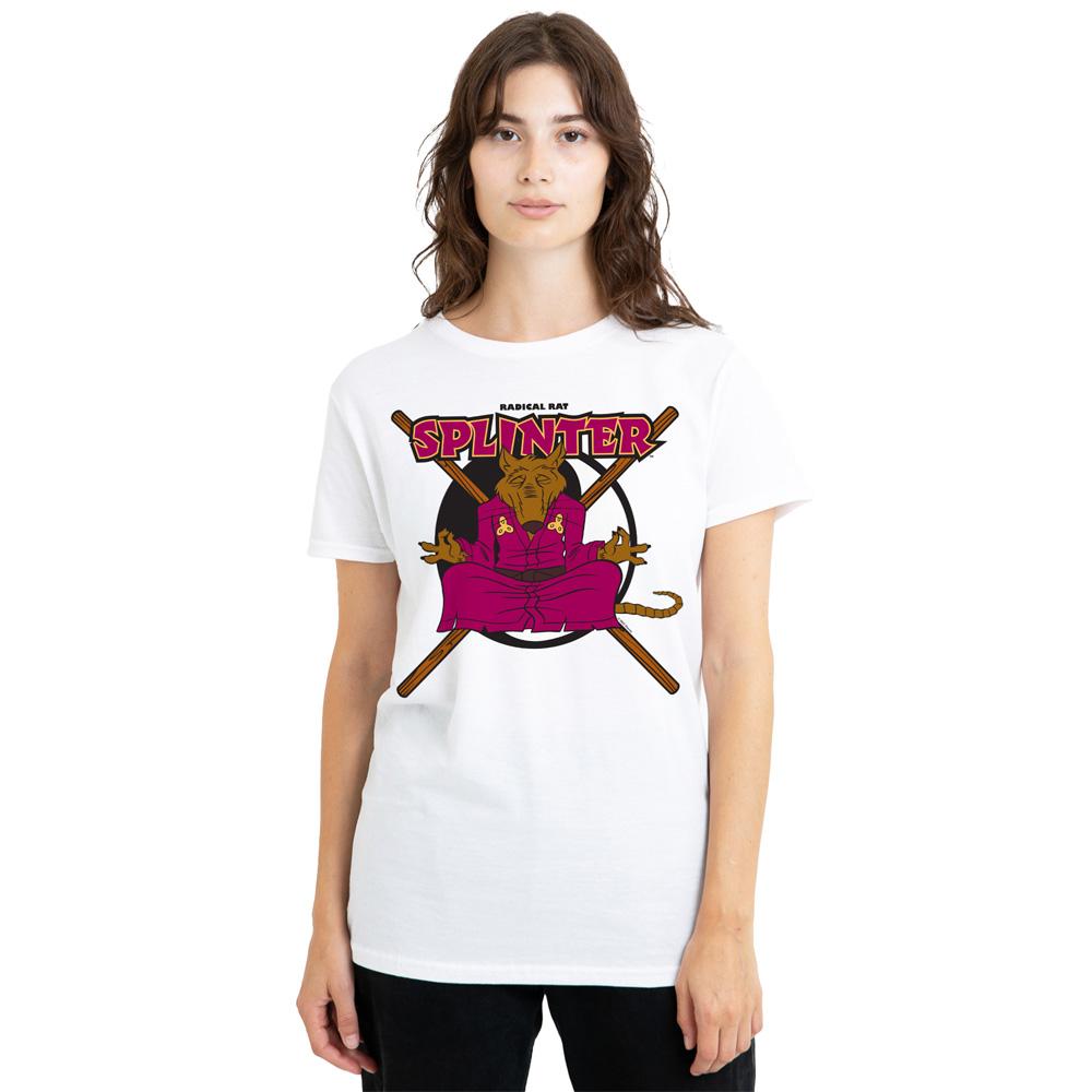 Teenage Mutant Ninja Turtles Unisex Adult Radical Rat Splinter T-Shirt