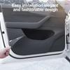 Pads Anti-Coup de Pied pour Portes de Voiture Pour Tesla Model Y Juniper / 3 Highland Panneau de Porte Latérale en Cuir Protecteur Anti-Salissure Décoration de Voiture
