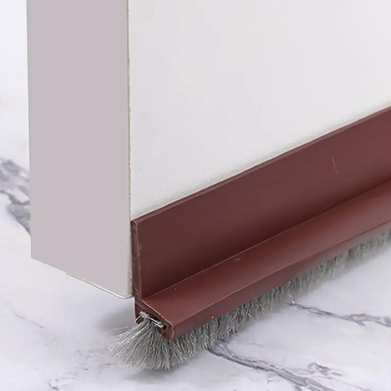 

Уплотнитель двери, стопор от сквозняка со щеткой, снижает шум, резиновый подметальник для двери, блокиратор сквозняка, защита от насекомых, пылезащитный и звукоизоляционный уплотнитель 25mm