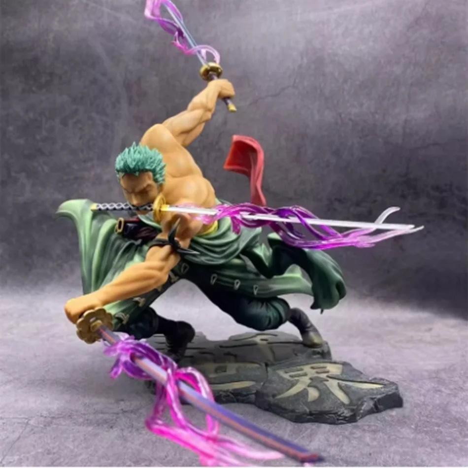 One Piece Roronoa Zoro Anime Action Figure Three-Blade Sa-Maximum Manga Statue Model for Collectors And Kids