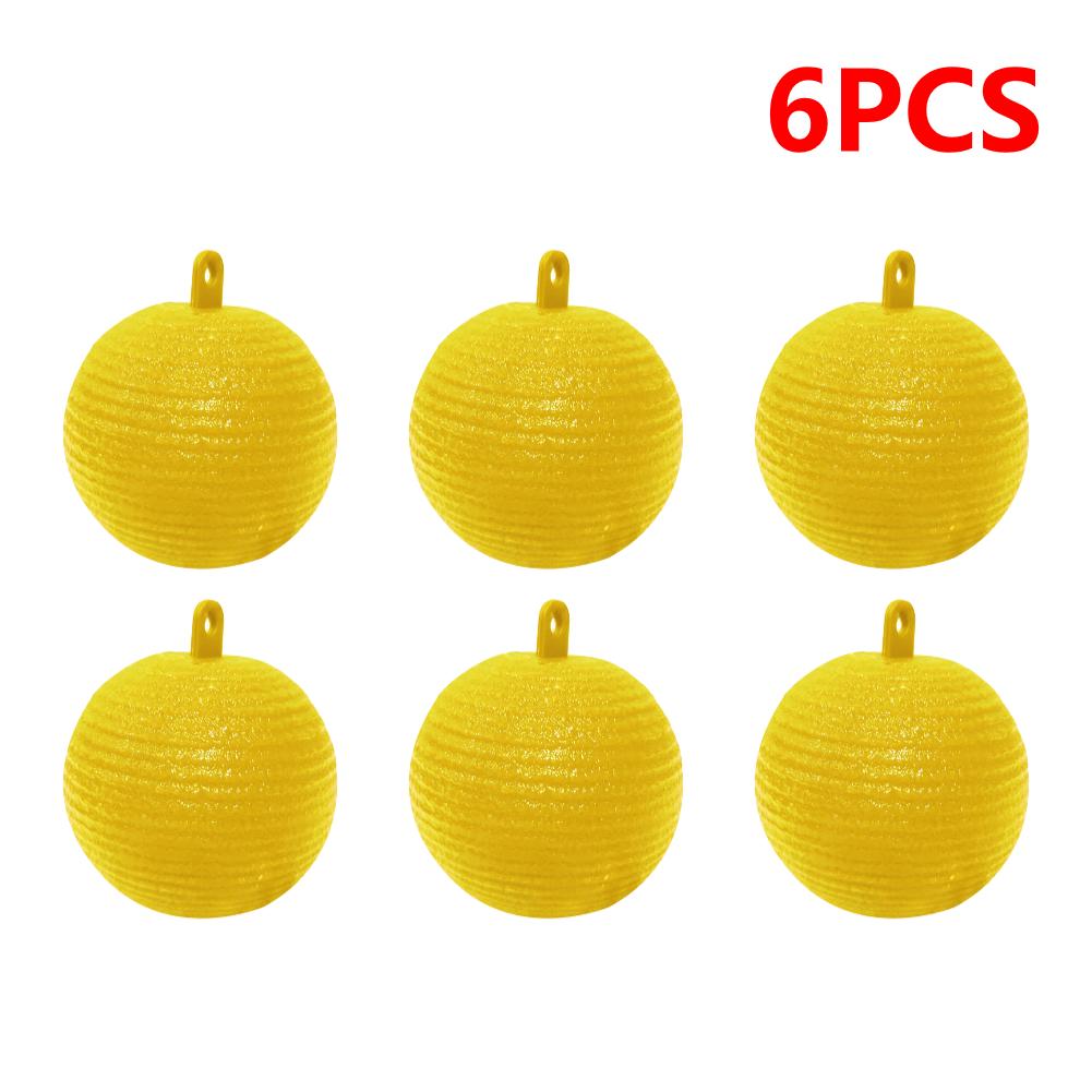 10PCS Fly Ball Traps 8cm Insects Fly Swatter Fruit Flies Trap Reusable Hanging Trap Ball Pest Repeller Killer Garden Supplies