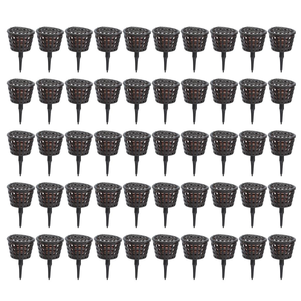 50Pcs Fertilizer Basket Plastic Sturdy Durable Planting Fertilization Box for Potted Plants Home