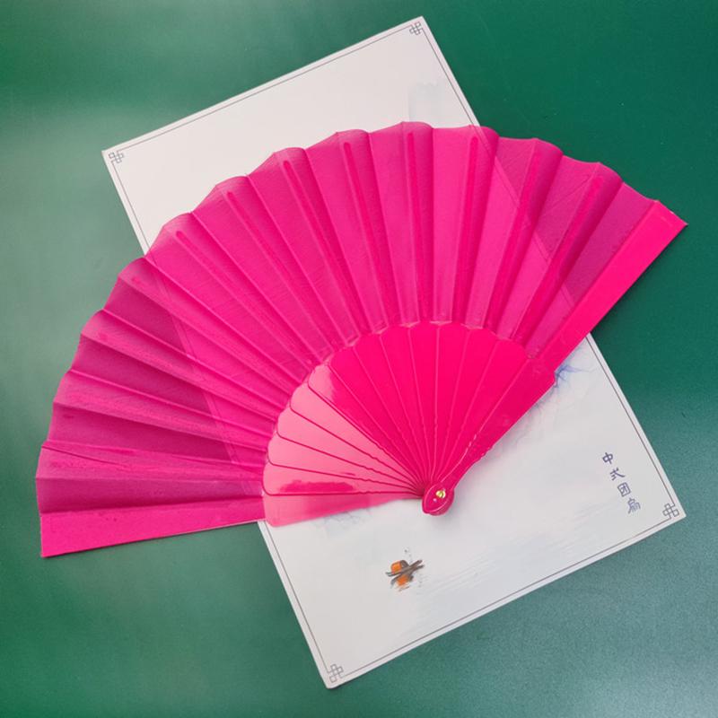 Classical Folding Fan, Vintage Dragon Printing, Hand Held Fans, Dancing Cloth Props