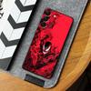 Marvel Black Red Spider Man Case for Samsung Galaxy A57 A73 A51 A24 A26 A55 A37 A22 A32 A25 A52 A36 A53 A35 A23 Phone Cover A71
