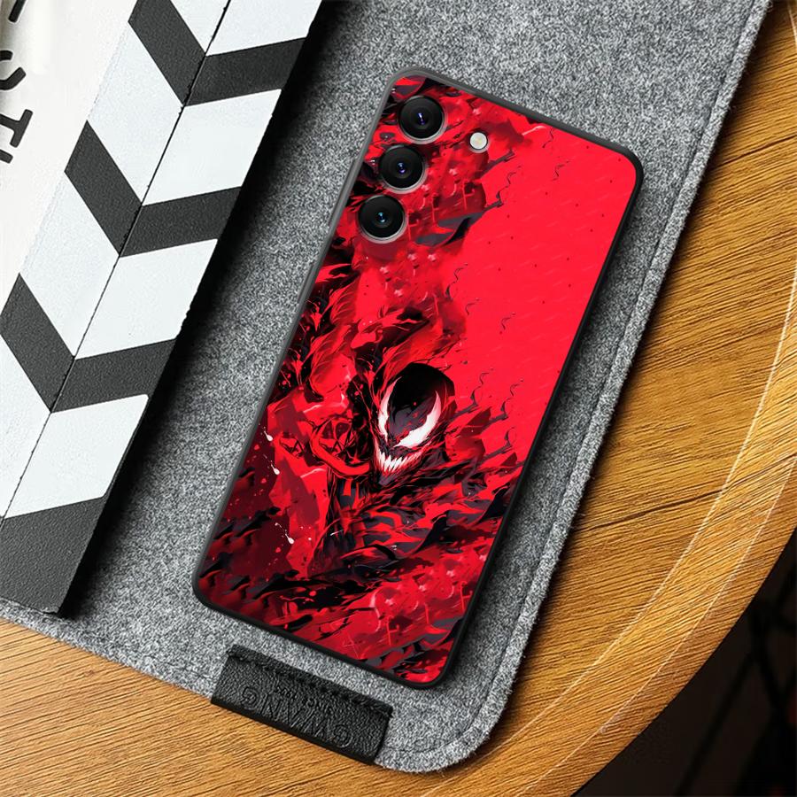 Marvel Black Red Spider Man Case for Samsung Galaxy A57 A73 A51 A24 A26 A55 A37 A22 A32 A25 A52 A36 A53 A35 A23 Phone Cover A71