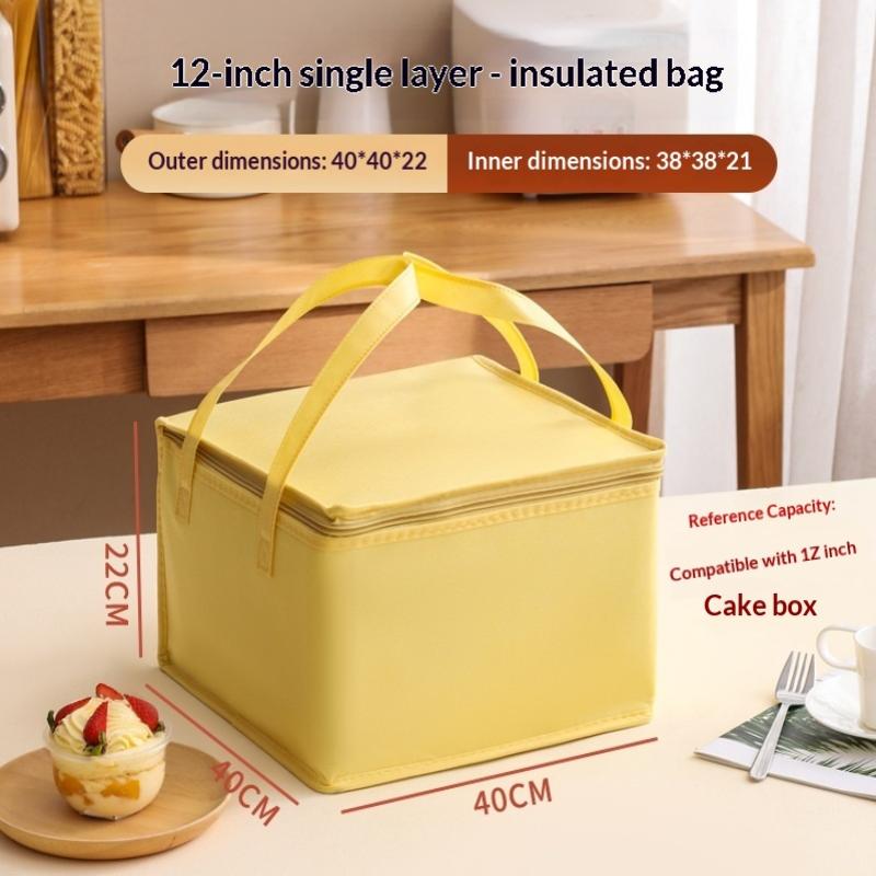 Waterproof Insulated Bag Cooler Folding Picnic Basket Ice Pack Drink Box Thermal Lunch Bag Portable Food Delivery Bag Pizza Bag