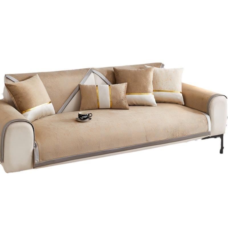 New Style Sofa Cushion Light Luxury Modern High-end Four-season Universal Backrest Cover Cloth Seat Cushion Sofa Cover Cushion