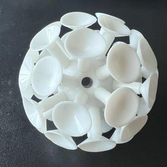 9CM 3D Suction Cup Ball Anxiety Stress Relief TPR Sticky Ball Toss
